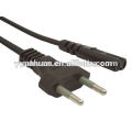 AC Euro Power Cord mains lead VDE approved cable set